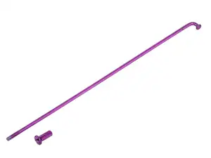 GPO 17" spoke single incl. nipple (2.9 x 188 mm) purple GPO 17" spoke single incl. nipple (2.9 x 188 mm) purple