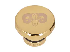 66HEROES Tankdeckel eckig «66HEREOS» gold | Puch Maxi 66HEROES Tankdeckel eckig «66HEREOS» gold | Puch Maxi