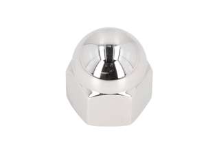 GPO Écrou borgne M12x1 SW19 Écrou de roue Chrome GPO Écrou borgne M12x1 SW19 Écrou de roue Chrome