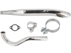 Kit d'échappement Sidepipe Ø 28 / 60 mm Chrome | Puch Kit d'échappement Sidepipe Ø 28 / 60 mm Chrome | Puch