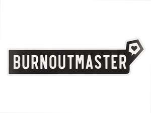 mk-Merch Aufkleber «BURNOUTMASTER» 25 x 100 mm mk-Merch Aufkleber «BURNOUTMASTER» 25 x 100 mm