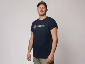 mk-Merch T-Shirt "PIAGGIO" bleu mk-Merch T-Shirt "PIAGGIO" bleu